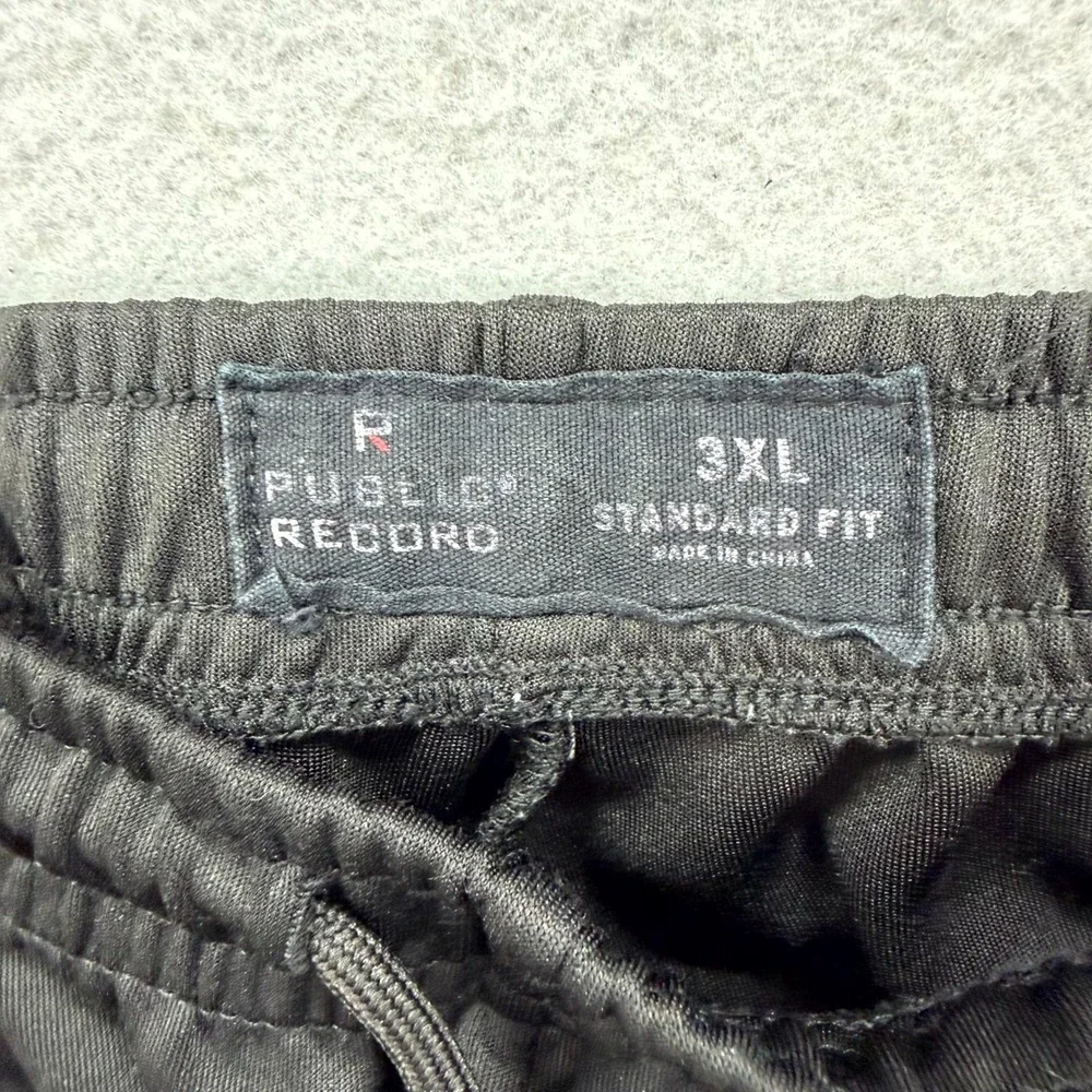 Public‎ Record Jogger Pants Mens 3XL Fits 40x32* Black Standard Fit Gym Training